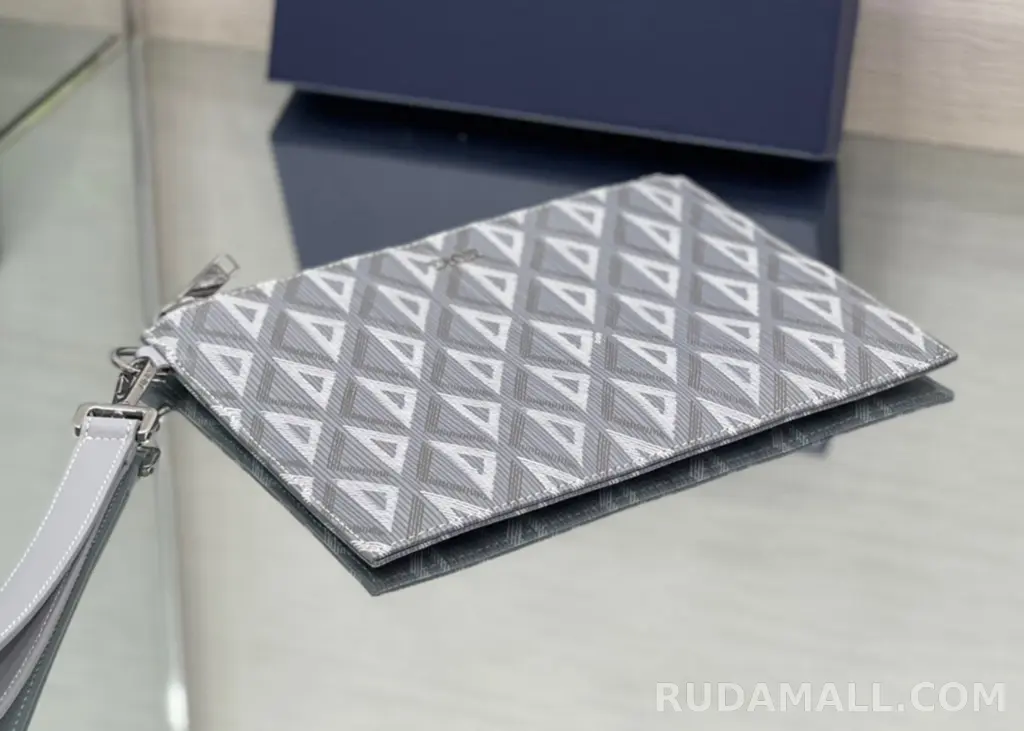 null  DIOR 디올 CD 다이아몬드 캔버스 A5 파우치 클러치 상세 이미지