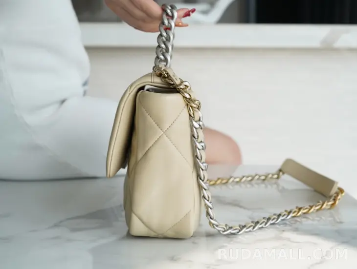null 샤넬 19백 미디움 은장 상세 이미지