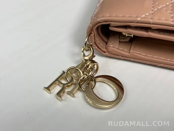 null 레이디 디올 페이턴트 까나쥬 미니 지갑  상세 이미지