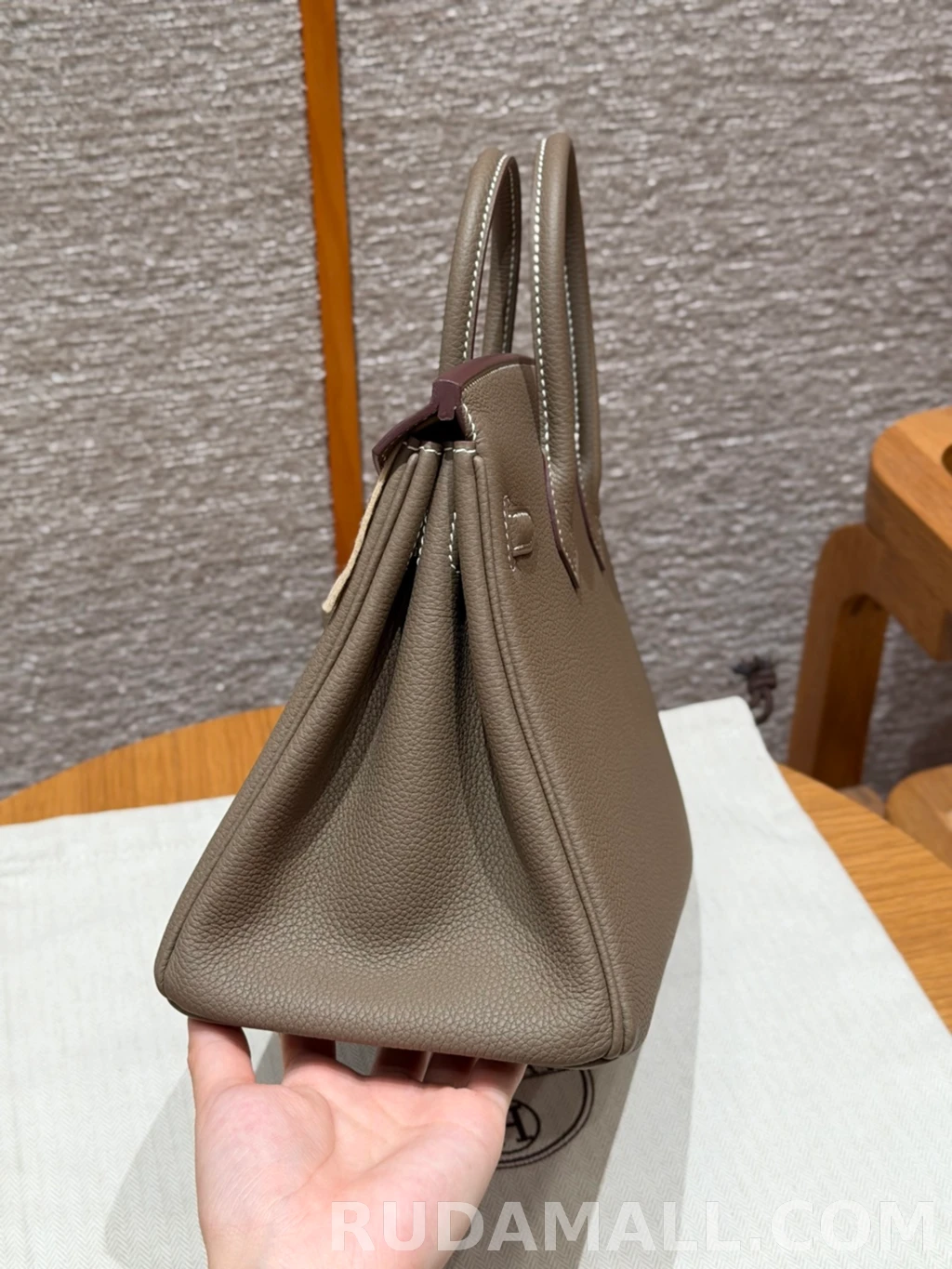 null 에르메스 버킨백 25 토고가죽 은장 상세 이미지