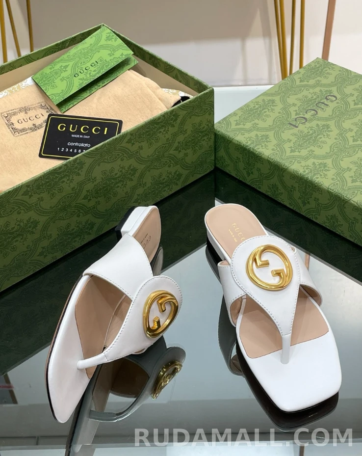 null 블론디 레더 통 샌들 739048 상세 이미지