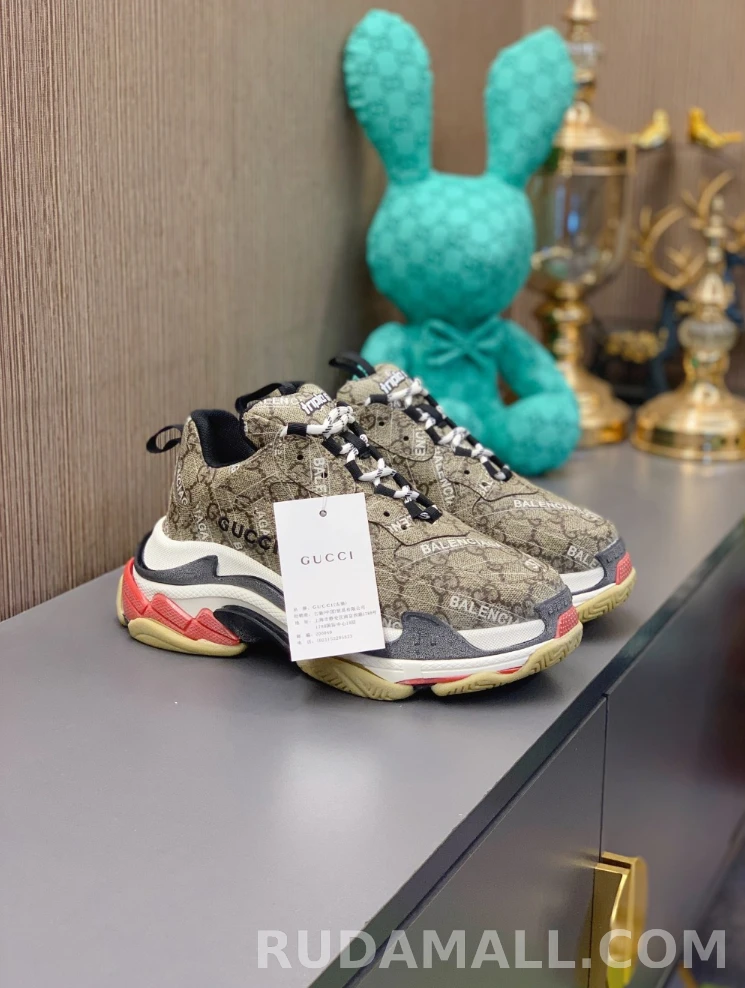 null  Balenciaga X Gucci 프로젝트 트리플 스니커즈 681066 상세 이미지