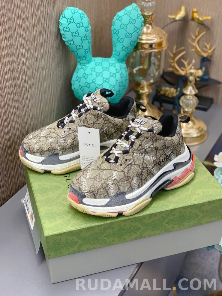 null  Balenciaga X Gucci 프로젝트 트리플 스니커즈 681066 상세 이미지