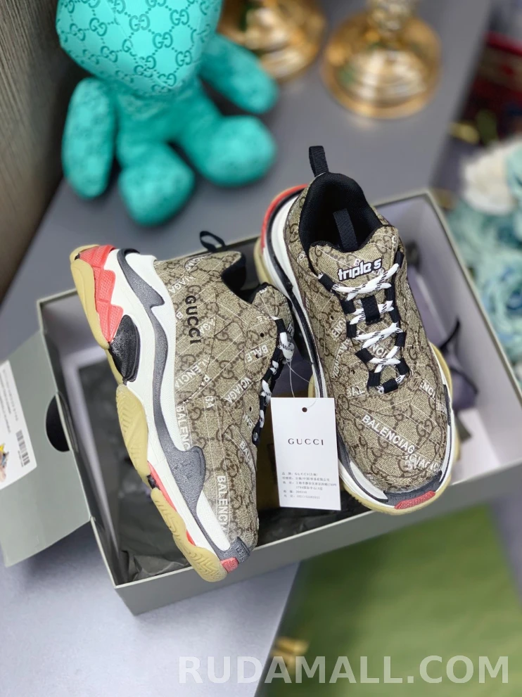 null  Balenciaga X Gucci 프로젝트 트리플 스니커즈 681066 상세 이미지