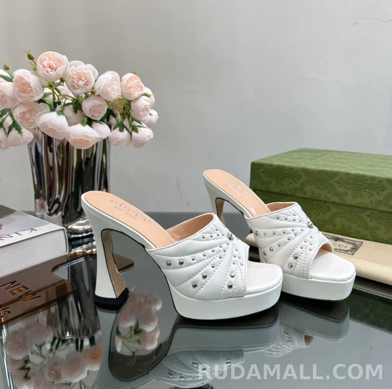 null 힐 슬라이드 샌들 블랙 ‎723404 상세 이미지