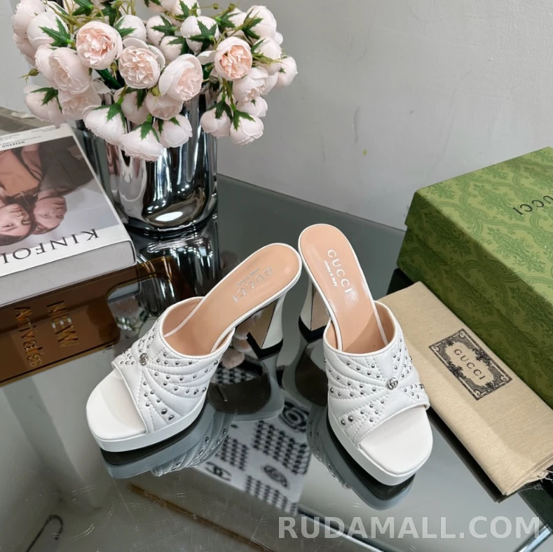 null 힐 슬라이드 샌들 블랙 ‎723404 상세 이미지