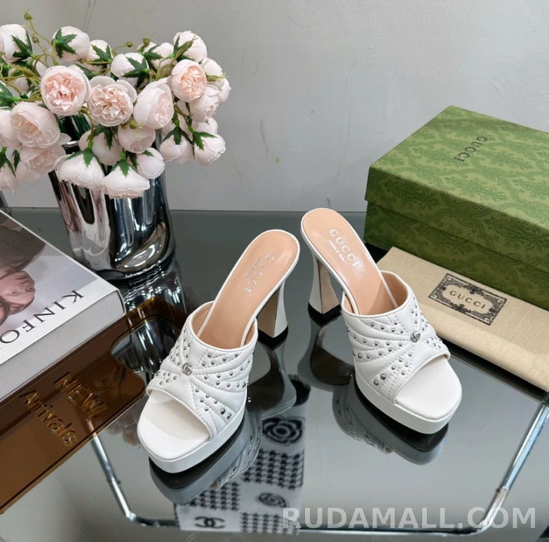 null 힐 슬라이드 샌들 블랙 ‎723404 상세 이미지