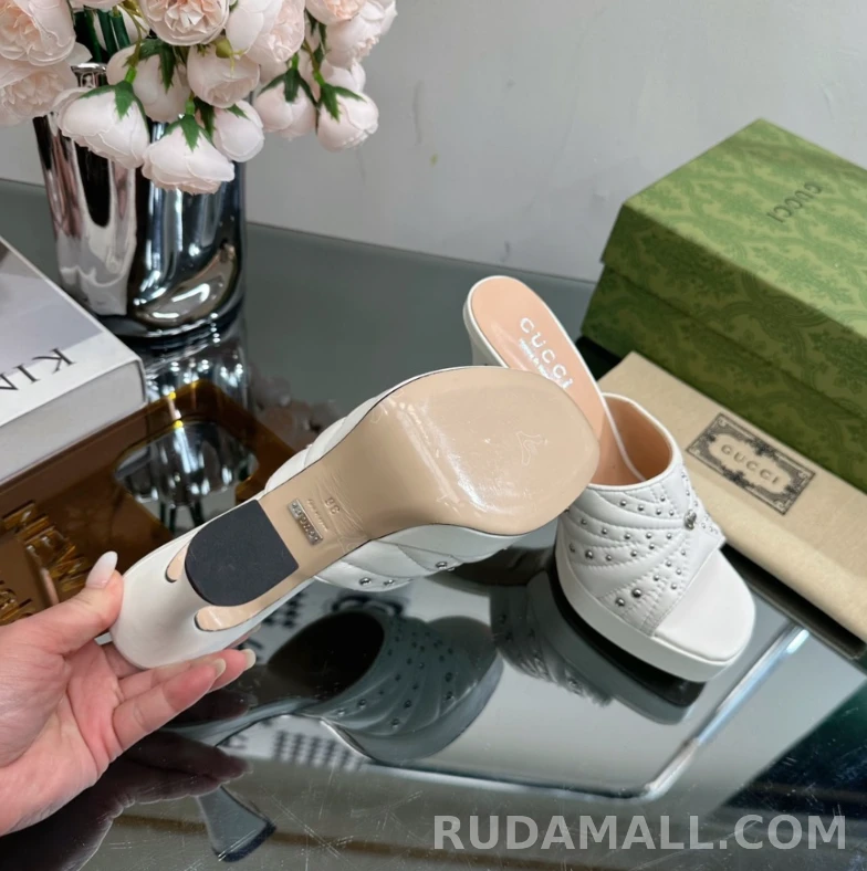 null 힐 슬라이드 샌들 블랙 ‎723404 상세 이미지