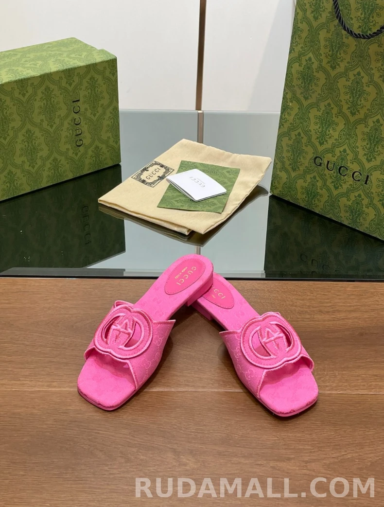 null  GG 패턴 샌들 슬리퍼 790447 상세 이미지