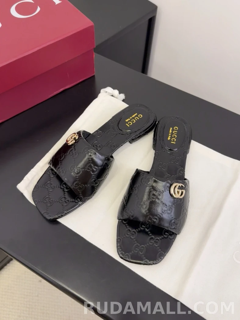  더블 G 슬라이드 샌들 816330_대표이미지
