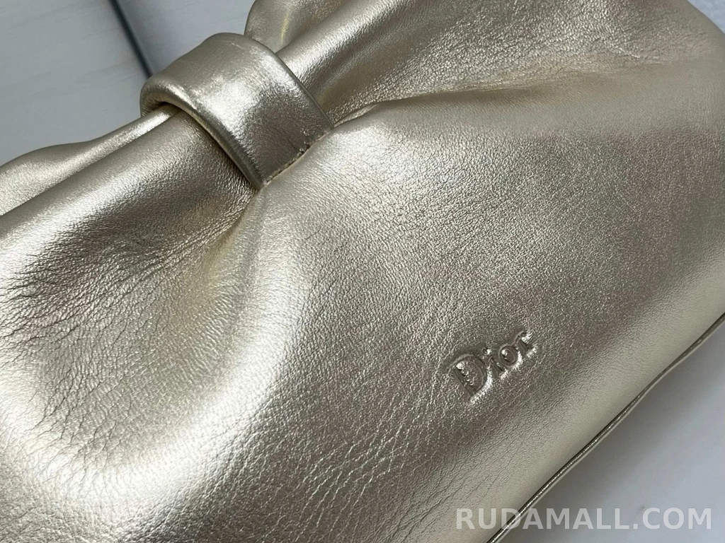 null 디올 보우 백 미디엄 램스킨 상세 이미지