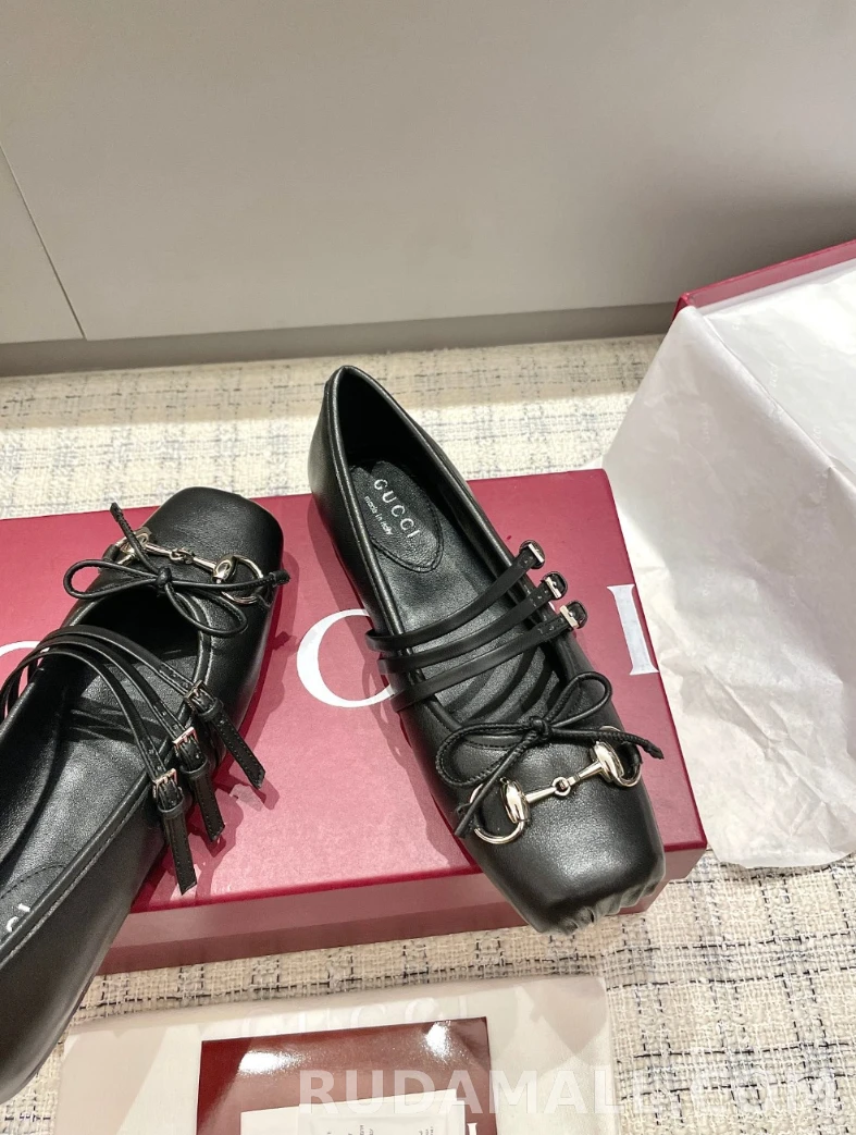 null 홀스빗 플랫 슈즈 814318 상세 이미지