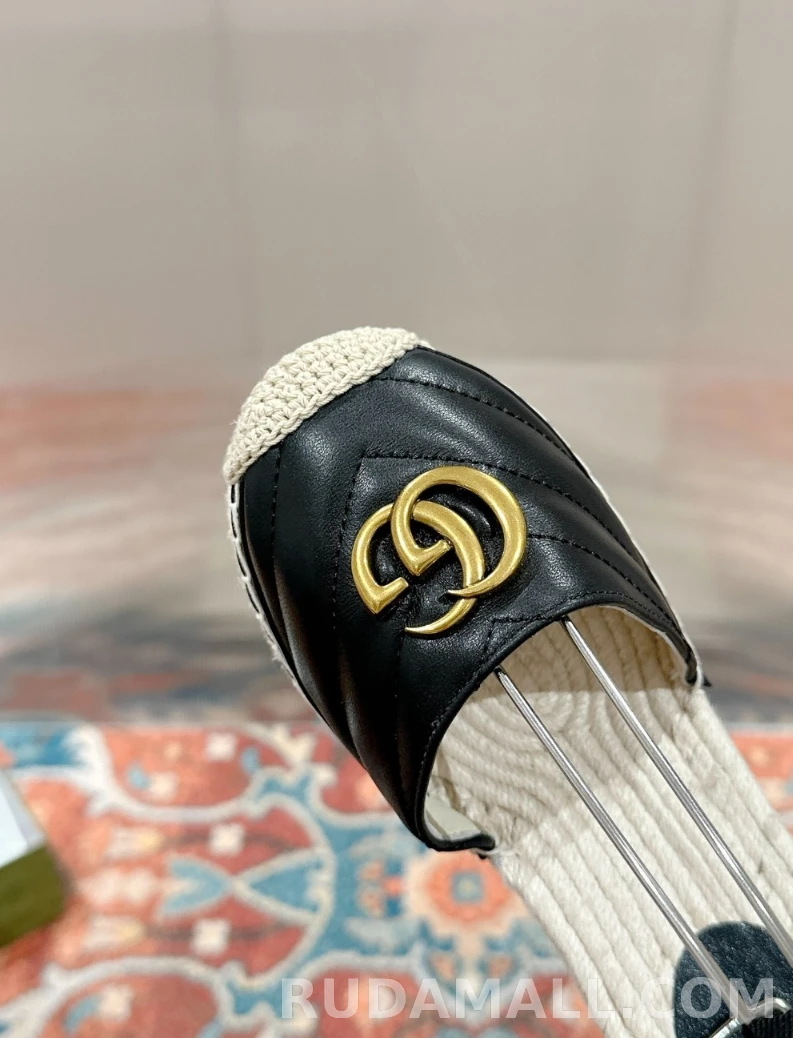 null 가죽 플랫폼 에스파드릴 573023 상세 이미지