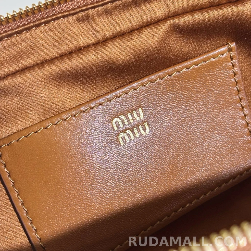 null 미우미우 아르카디 마테라쎄 나파 가죽 미니 백 상세 이미지
