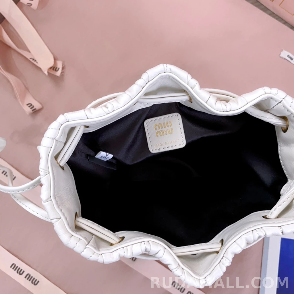 null 미우미우 마테라쎄 나파 버킷 파우치백 상세 이미지