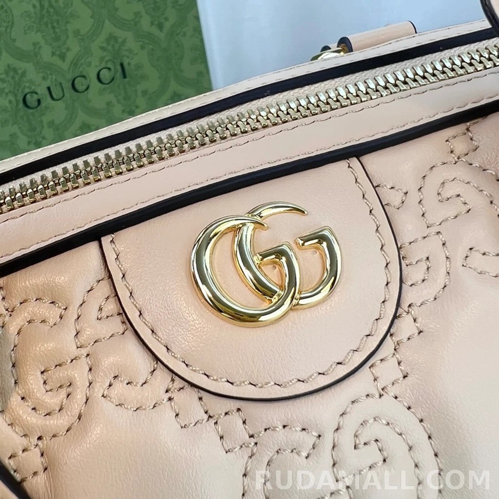 null  GUCCi 구찌 GG 마틀라세 레더 탑 핸들백 상세 이미지