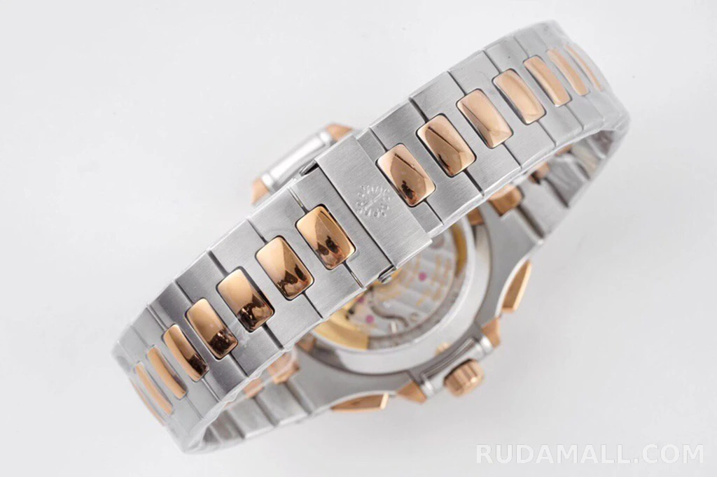 null 파텍필립 노틸러스 트래블타임 청판 다이얼 로즈골드 금통 콤비 40mm 5980 상세 이미지