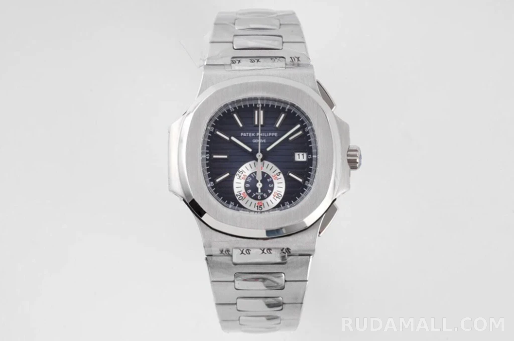 null 파텍필립 노틸러스 트래블타임 청판 다이얼 SS 브레이슬릿 40mm 5980 상세 이미지