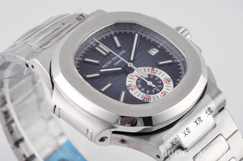 null 파텍필립 노틸러스 트래블타임 청판 다이얼 SS 브레이슬릿 40mm 5980 상세 이미지