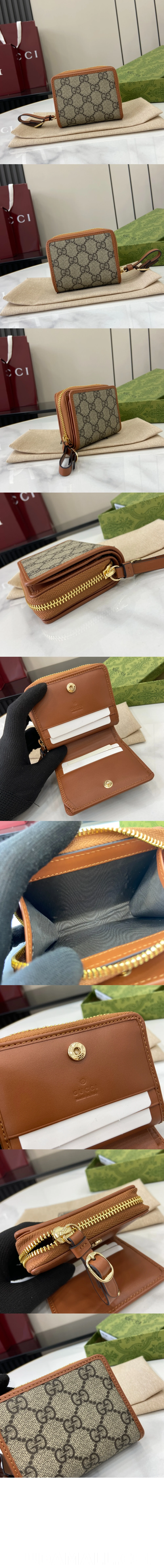 null  GG 엠블럼 지퍼 미니 지갑 819131 상세 이미지