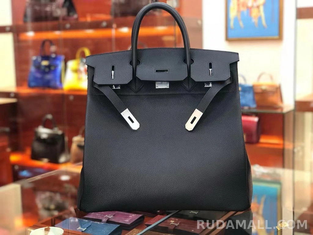 null 에르메스 버킨 오따꾸르와 카반 은장 40cm 토고 가죽 상세 이미지