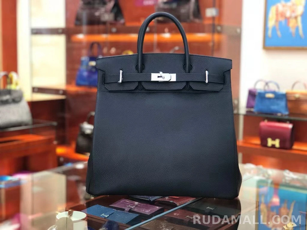 null 에르메스 버킨 오따꾸르와 카반 은장 40cm 토고 가죽 상세 이미지