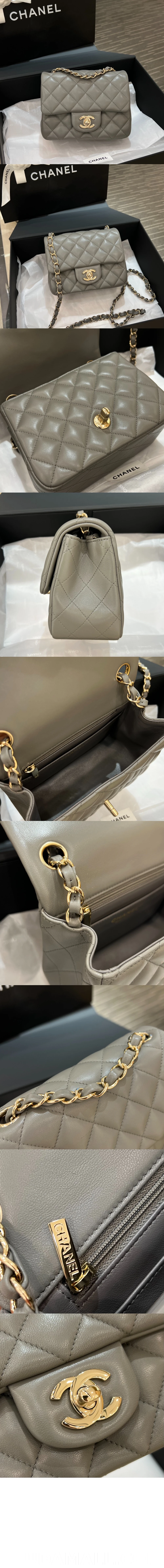null 클래식 램스킨 쁘띠삭 샴페인골드 A35200 상세 이미지