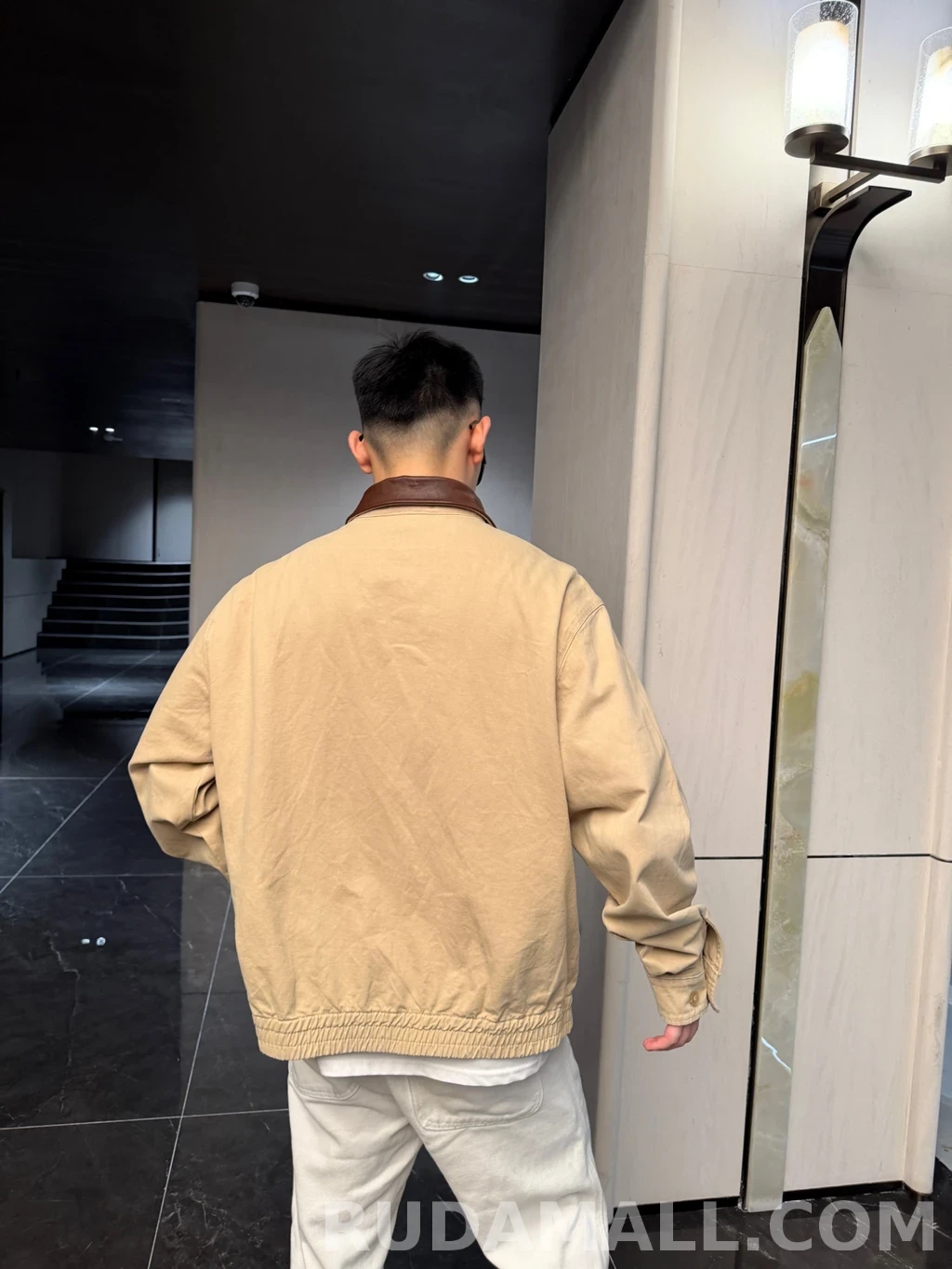 프라다 프라다 레더카라 해링턴 상세 이미지