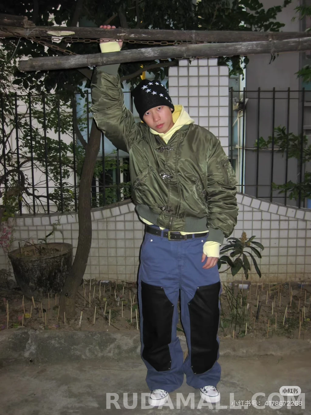 크롬하츠 크롬하츠 니패치 워크팬츠 상세 이미지