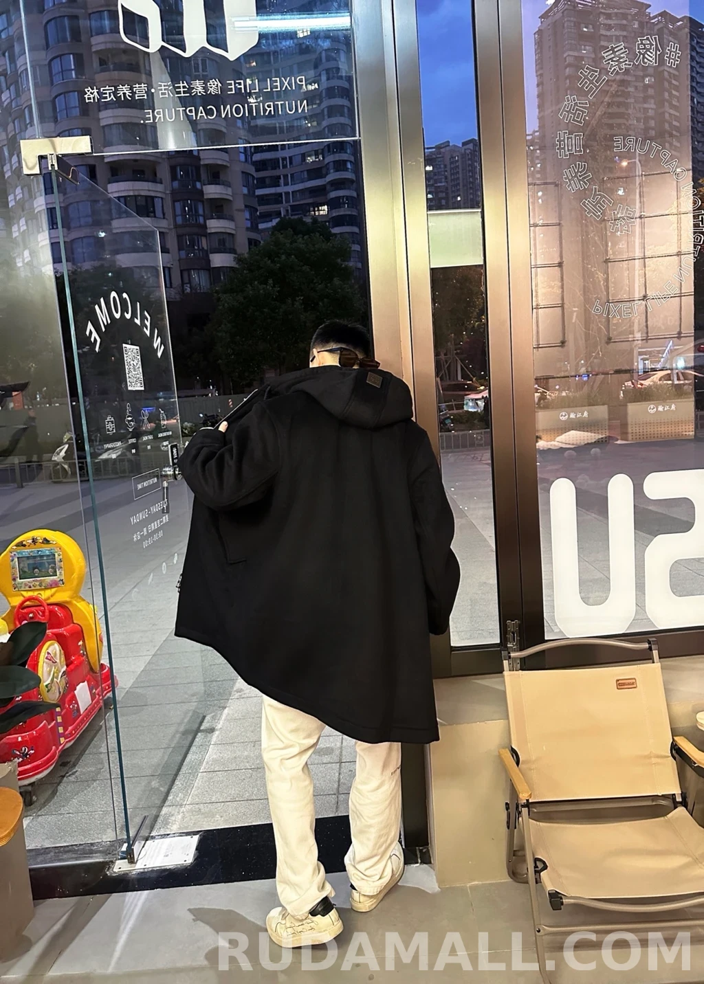 로에베 로에베 후드 집업 코트 상세 이미지