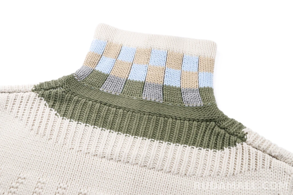 루이비통 루이비통 체크 니트 집업 상세 이미지