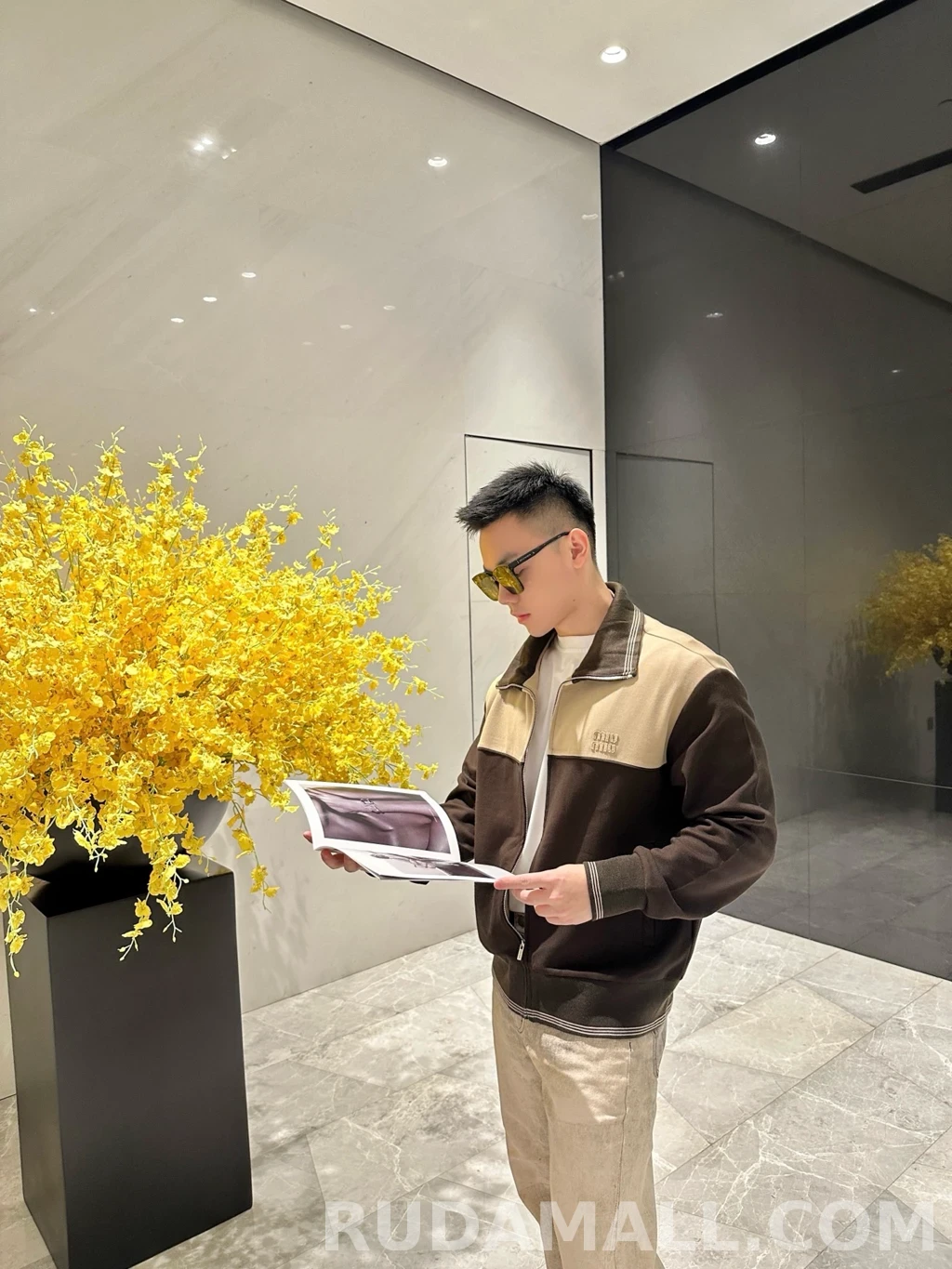 미우미우 미우미우 로고 트랙 재킷 상세 이미지