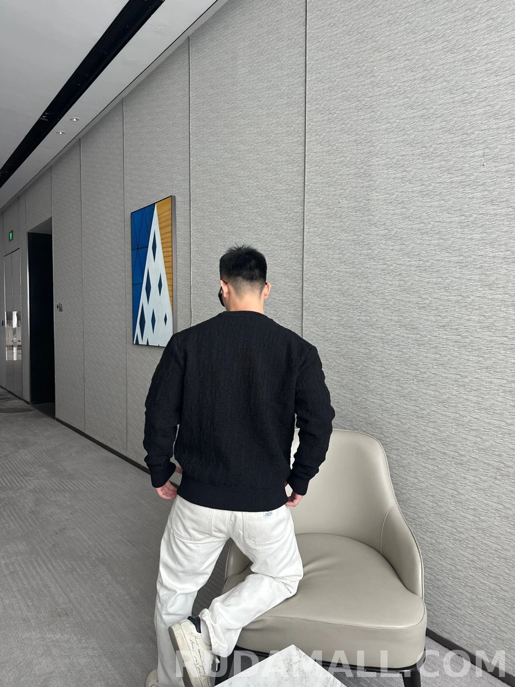 디올 디올 오블리크 니트 상세 이미지