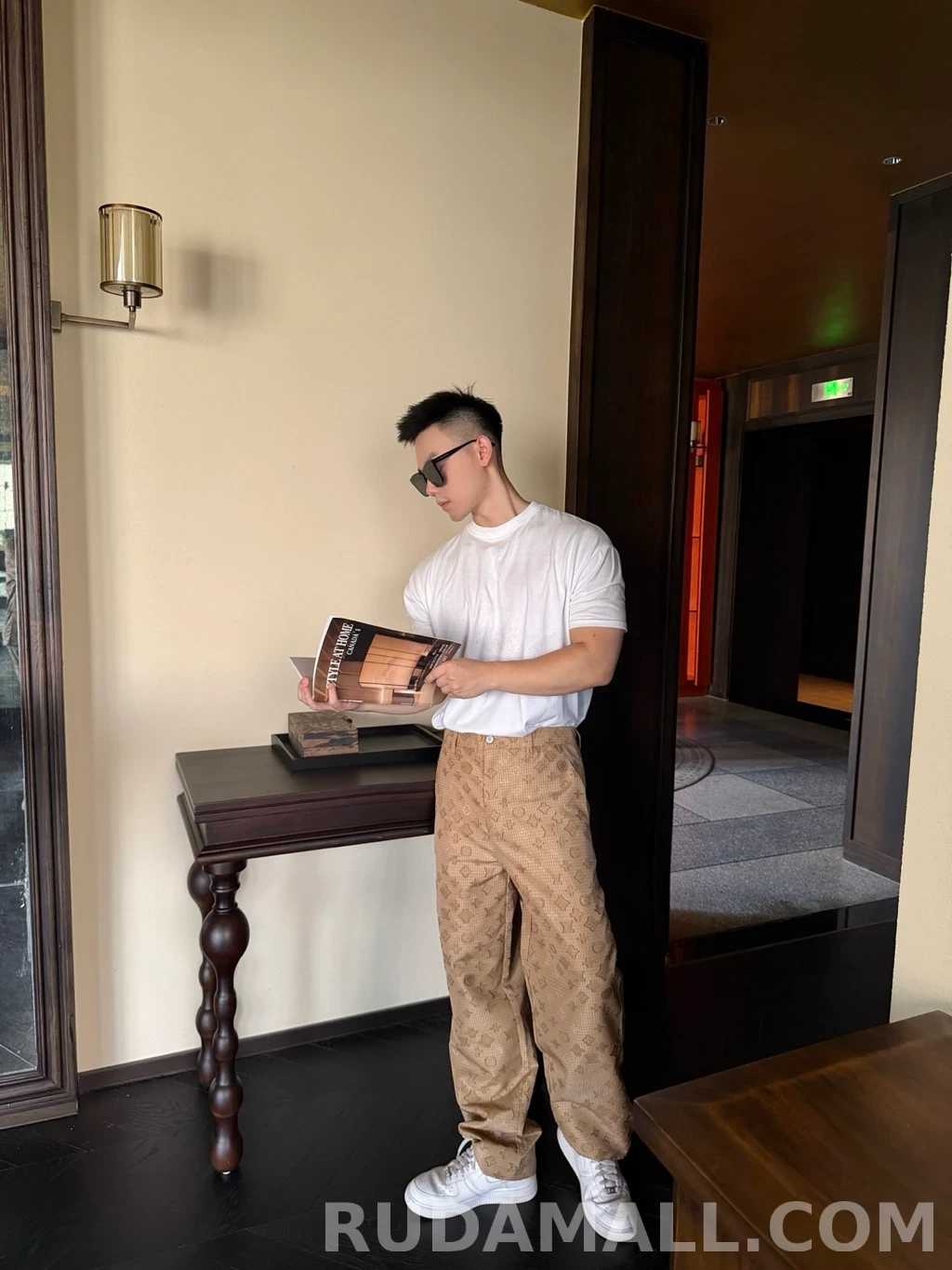 루이비통 루이비통 모노그램 와이드팬츠 상세 이미지