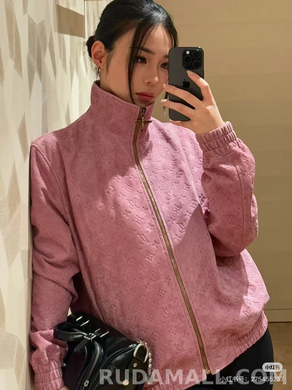 루이비통 루이비통 스웨이드 집업 상세 이미지