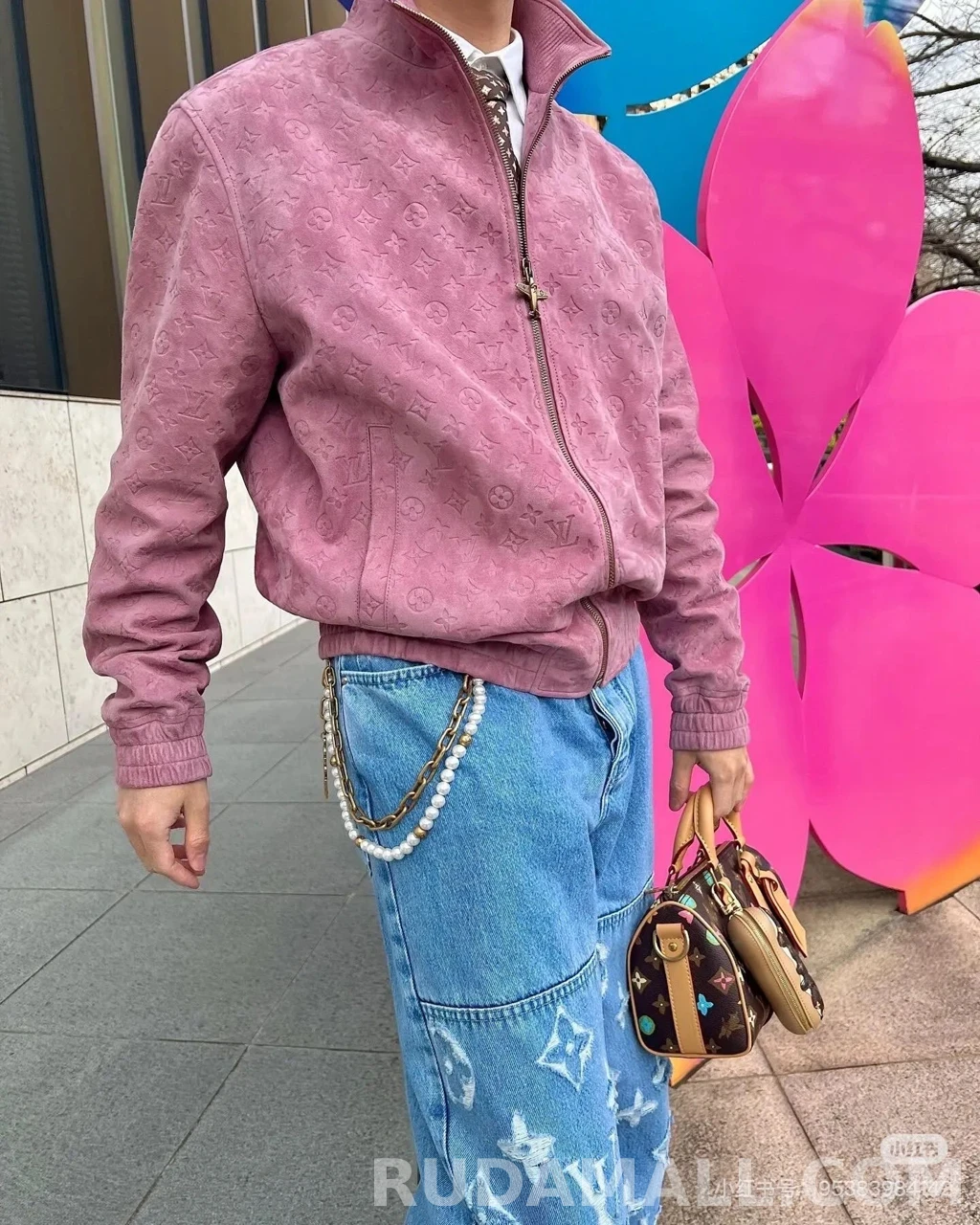 루이비통 루이비통 스웨이드 집업 상세 이미지