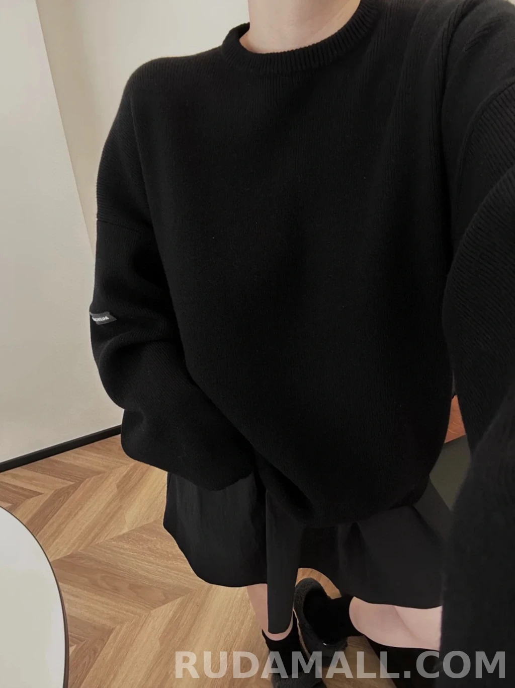 발렌시아가 발렌시아가 슬리브로고 니트 상세 이미지