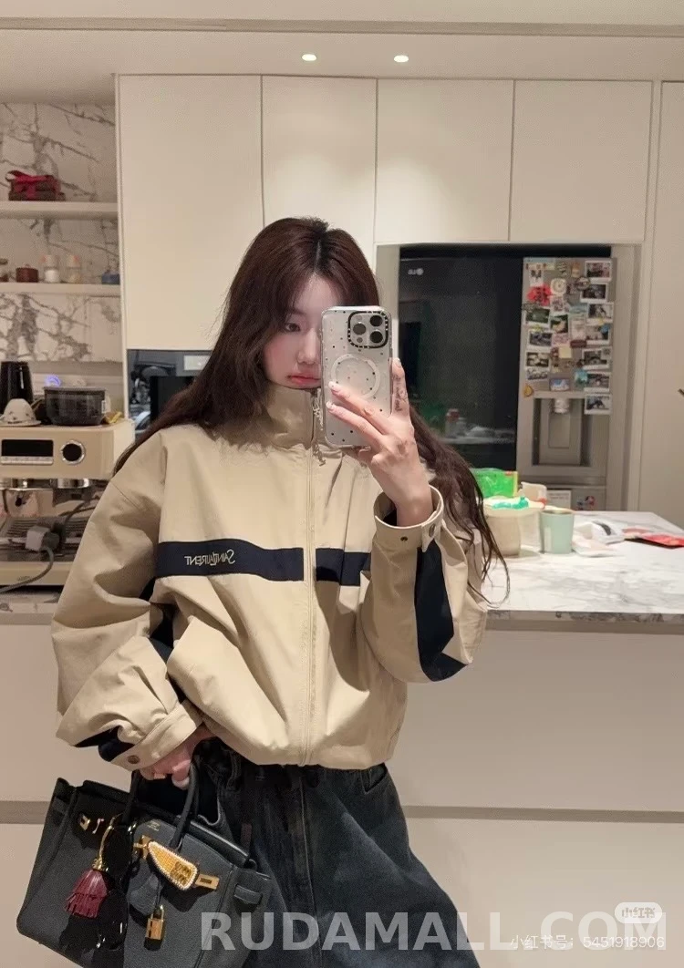 생로랑 생로랑 컬러블록 재킷 상세 이미지