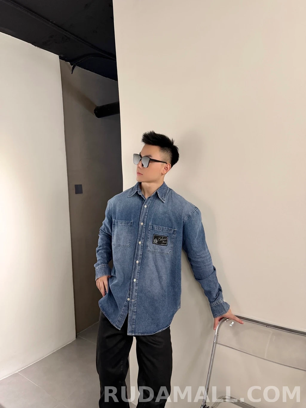 셀린느 셀린느 데님 셔츠 상세 이미지