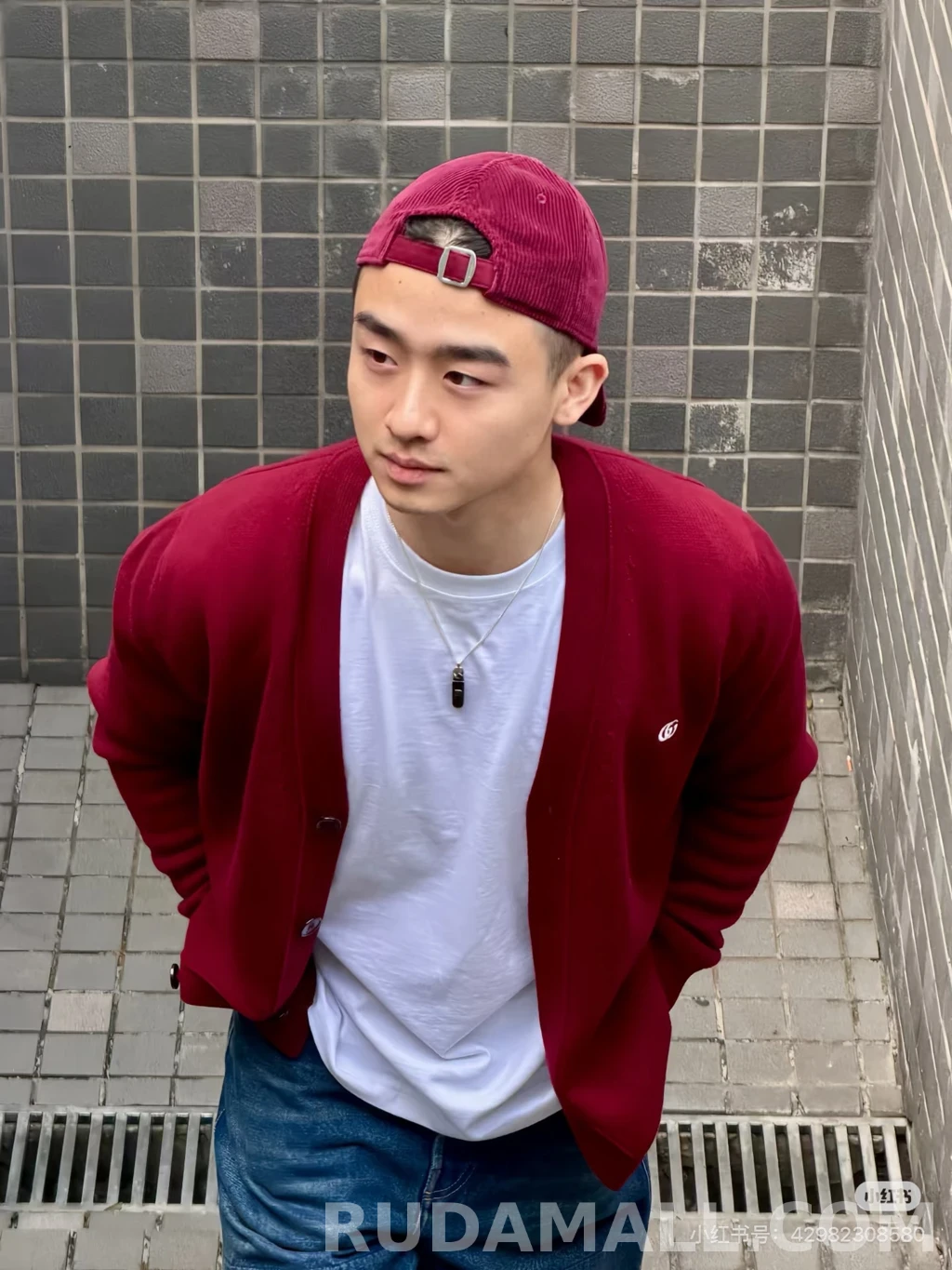  구찌 GG 자수 울 캐시미어 가디건 상세 이미지