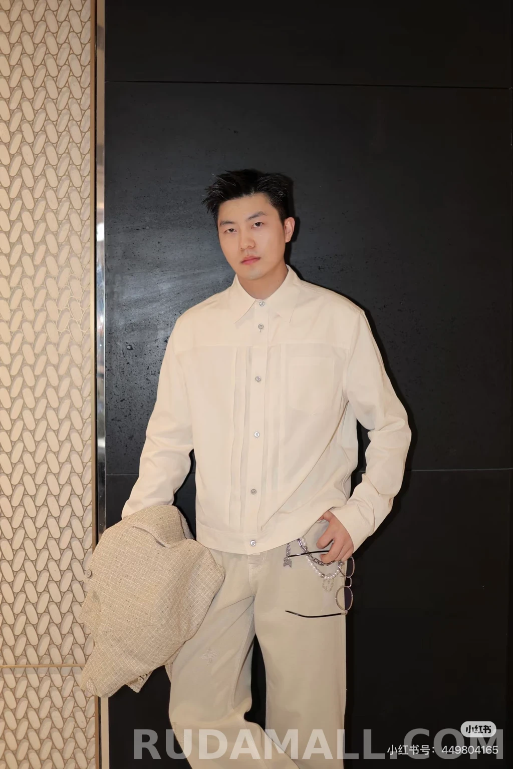 루이비통 루이비통 톤온톤 모노그램 셔츠 상세 이미지