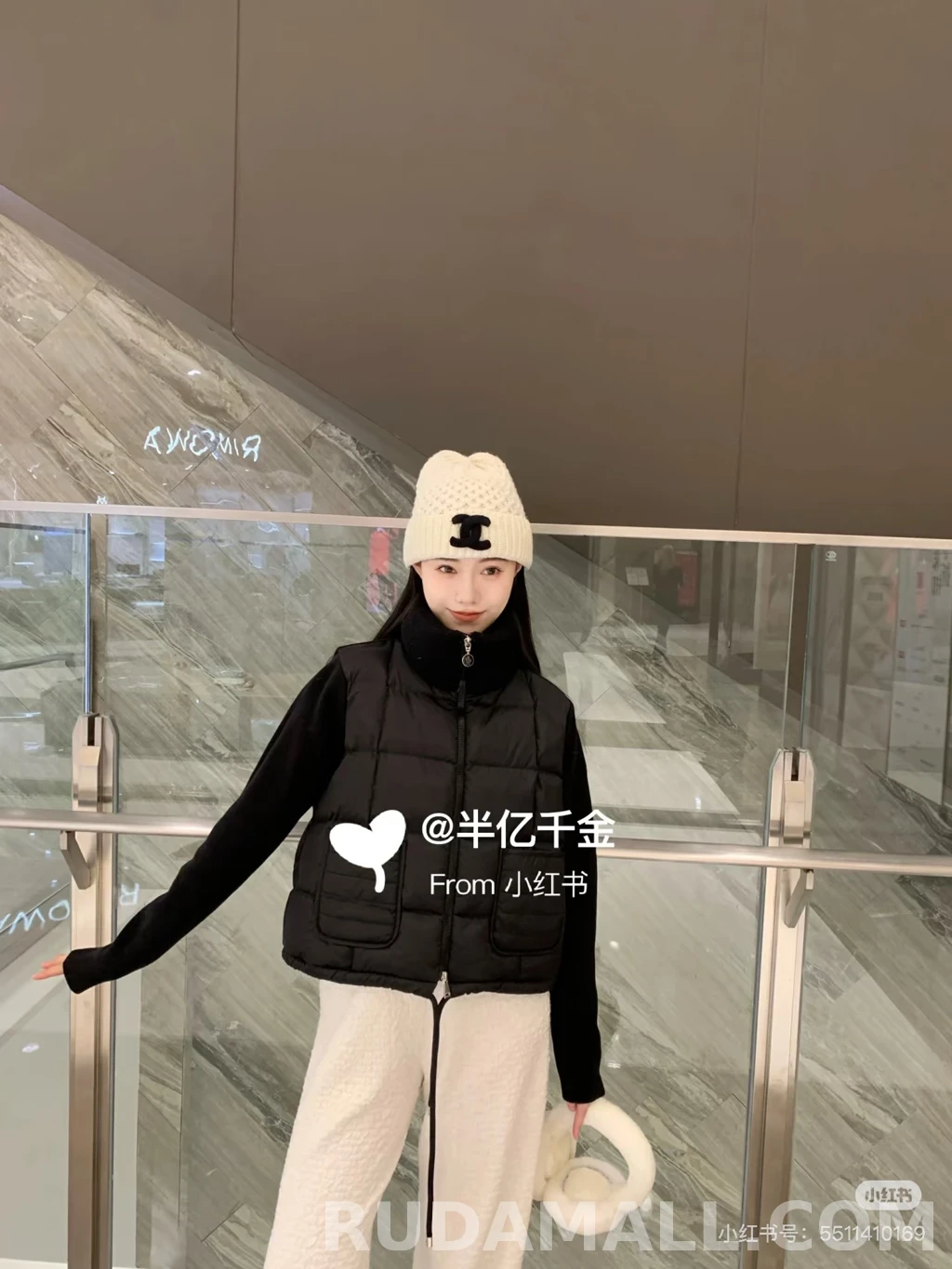 몽클레어 몽클레어 니트소매 패딩 상세 이미지