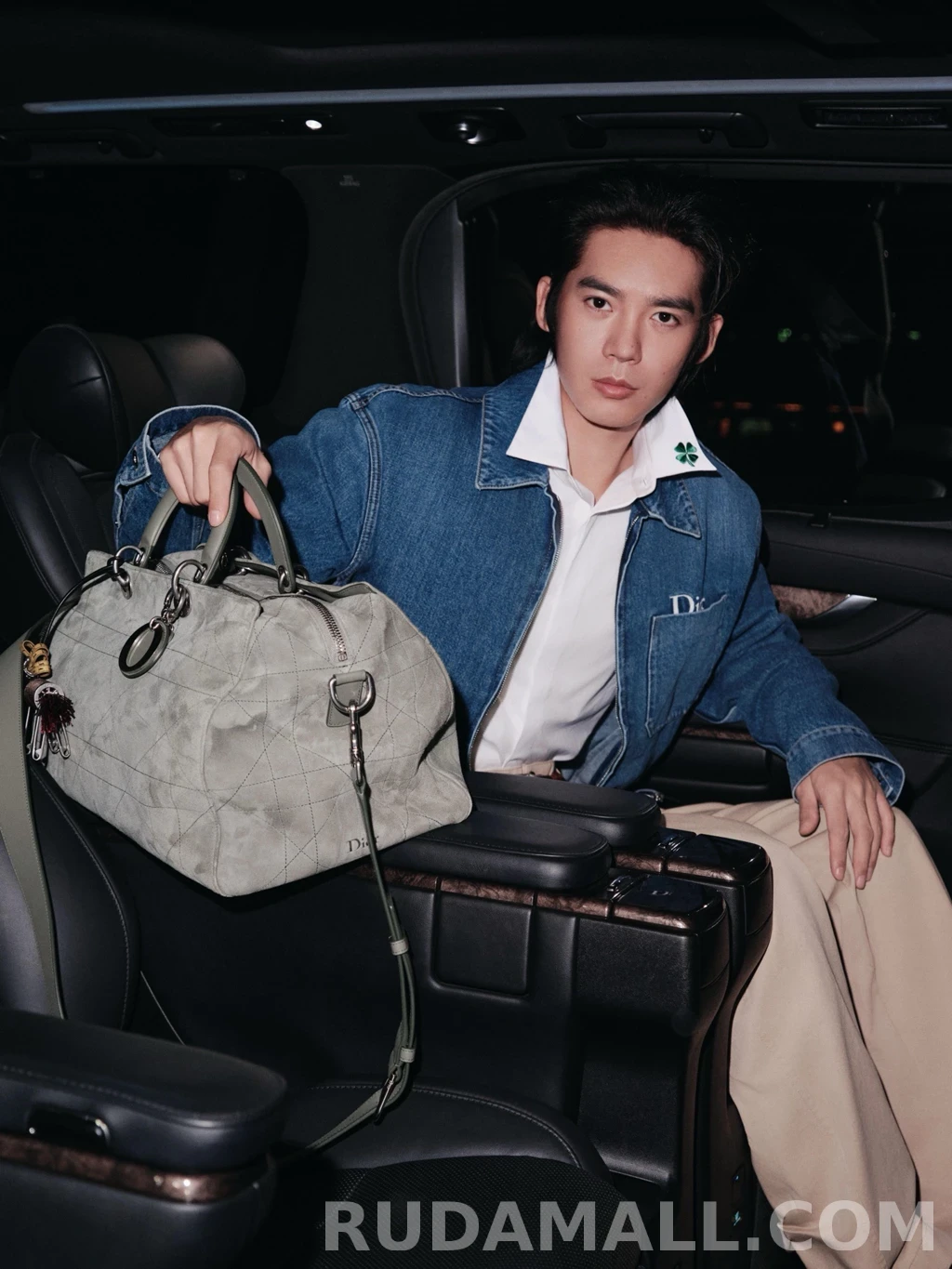 디올 디올 포켓자수 데님집업 상세 이미지