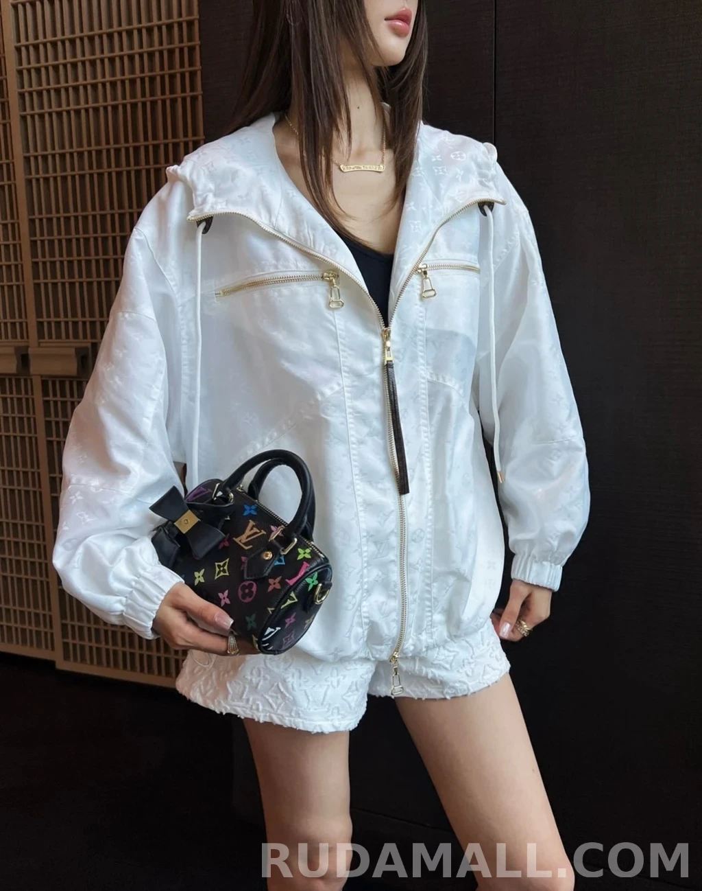 루이비통 루이비통 톤온톤 모노그램 바람막이 상세 이미지