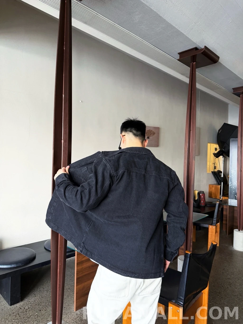 생로랑 생로랑 워싱데님 셔츠자켓 상세 이미지