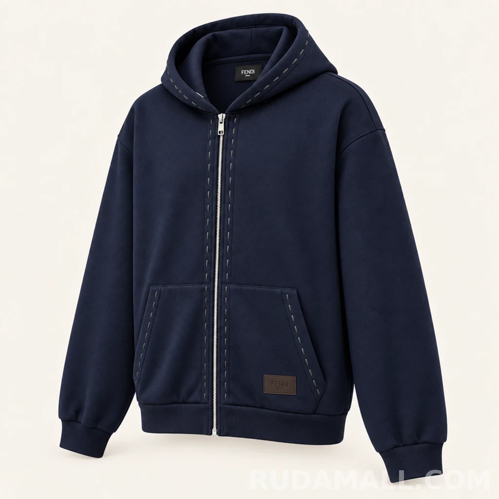 펜디 펜디 레더스티치 후디 상세 이미지