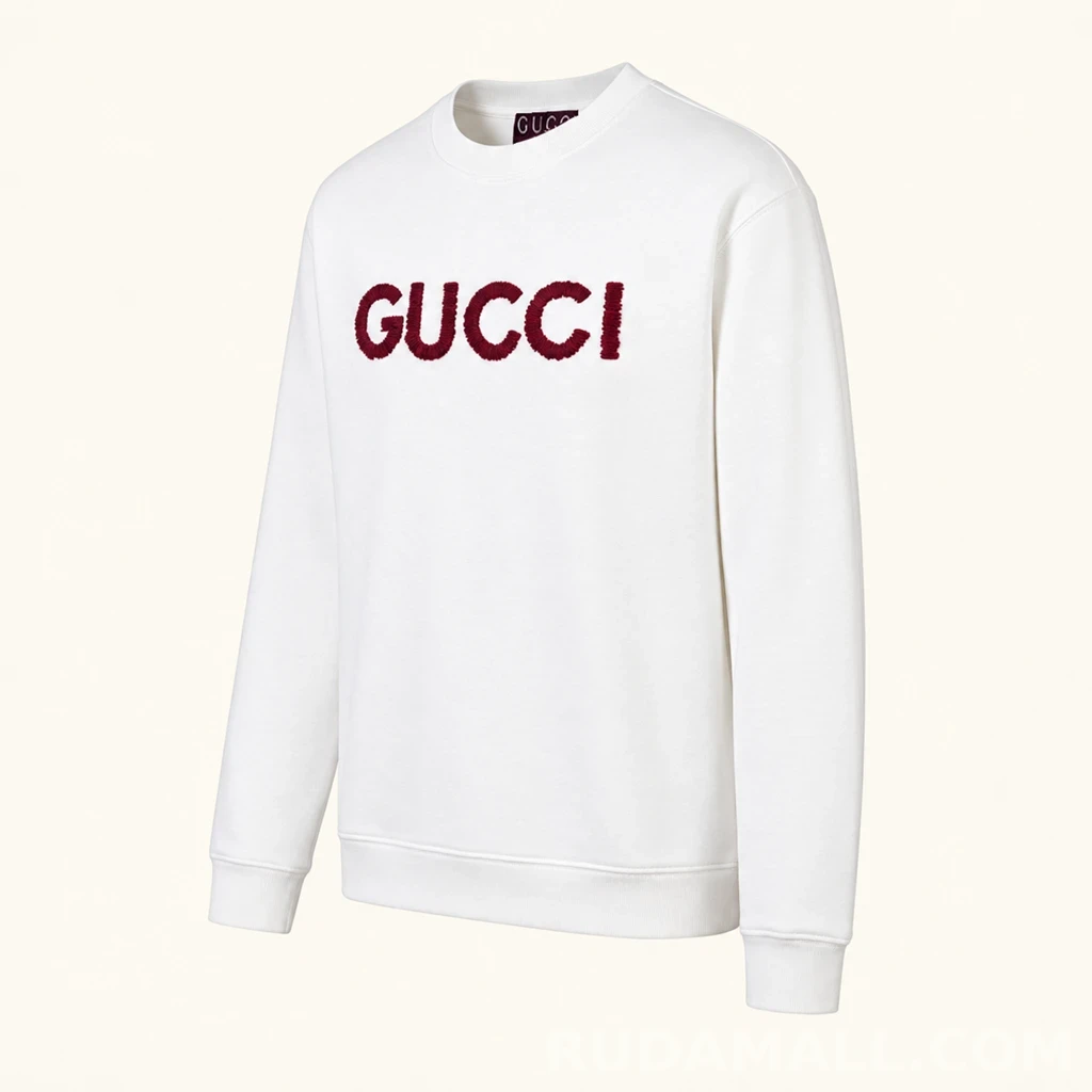 구찌 구찌 레터링 로고 맨투맨 상세 이미지