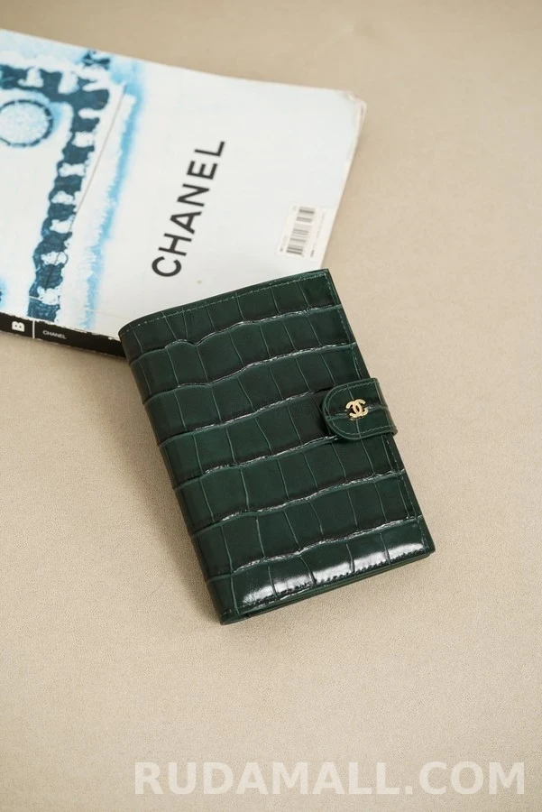 샤넬 샤넬 악어 엠보싱 플랩 카드 홀더 상세 이미지