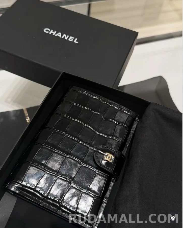 샤넬 샤넬 클래식 악어 엠보싱 카드 홀더 상세 이미지