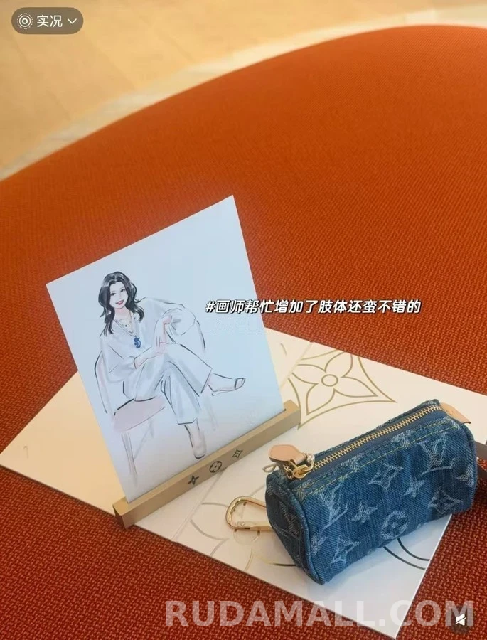 루이비통 루이비통 모노그램 데님 키 파우치 상세 이미지